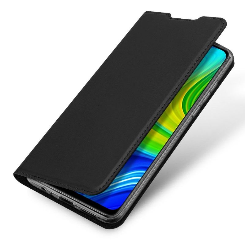 Leren Hoesje voor Xiaomi Redmi Note 9 Bescherming Satijnen Coating