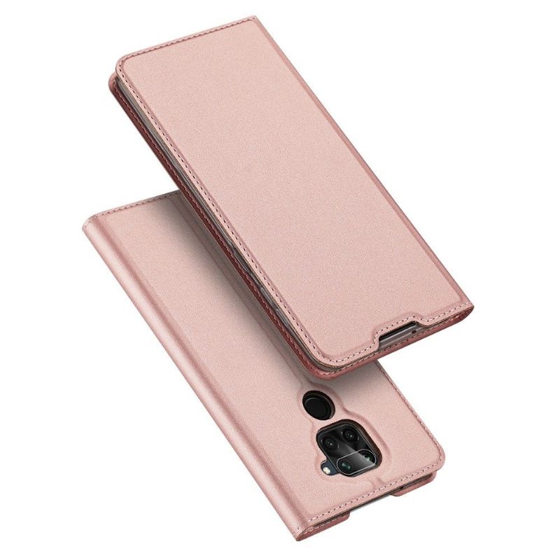 Leren Hoesje voor Xiaomi Redmi Note 9 Bescherming Satijnen Coating