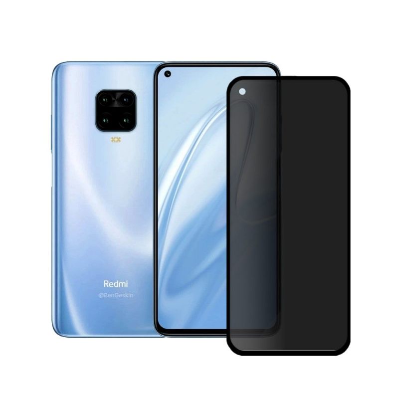 Xiaomi Redmi Note 9 Screenprotector Van Gehard Glas En Privacyfilter