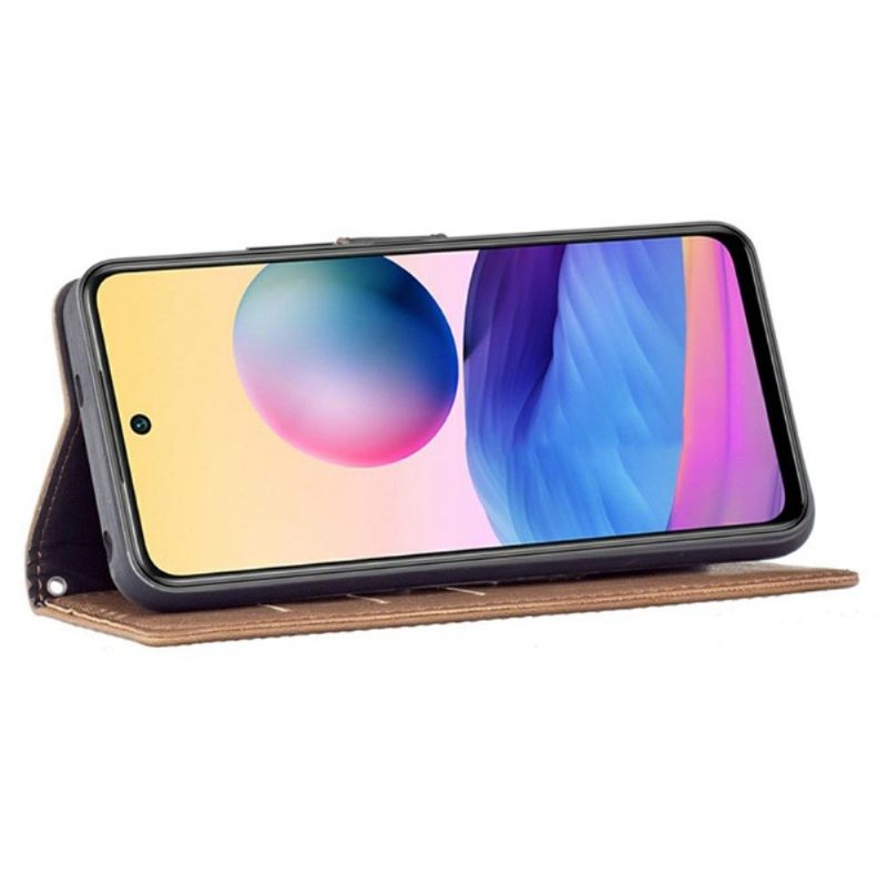 Case voor Google Pixel 6 Pro Folio-hoesje Retro Kunstleer Folio