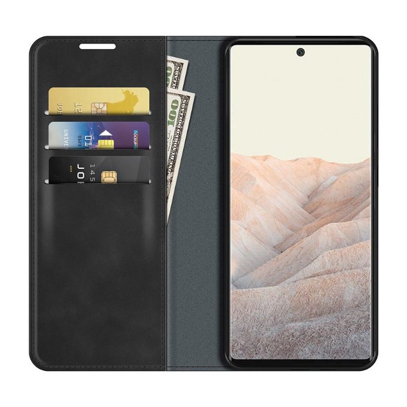 Case voor Google Pixel 6 Pro Kunstleer Functie Stand