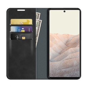 Case voor Google Pixel 6 Pro Kunstleer Functie Stand