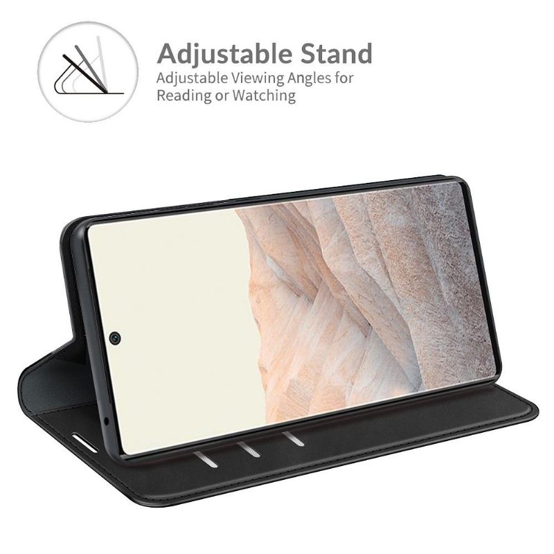 Case voor Google Pixel 6 Pro Kunstleer Functie Stand