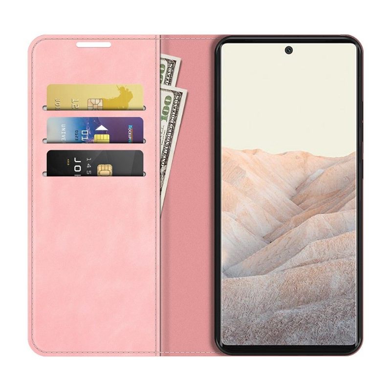 Case voor Google Pixel 6 Pro Kunstleer Functie Stand