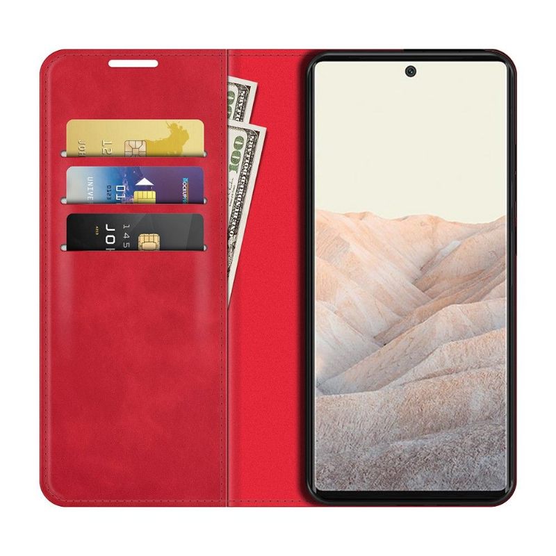 Case voor Google Pixel 6 Pro Kunstleer Functie Stand