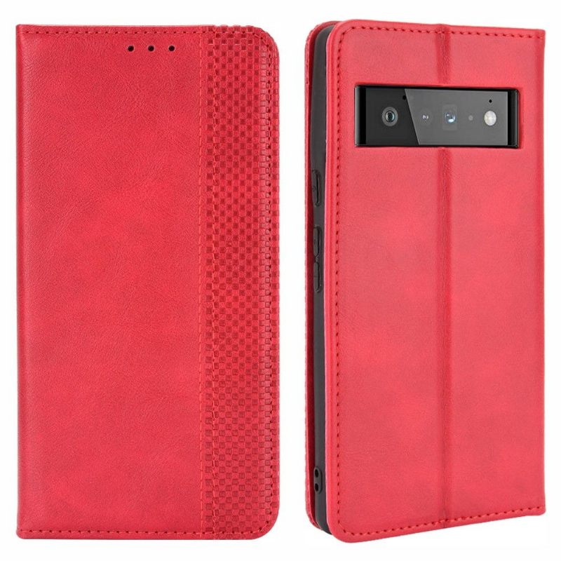 Cover voor Google Pixel 6 Pro Leer In Cirénius-stijl