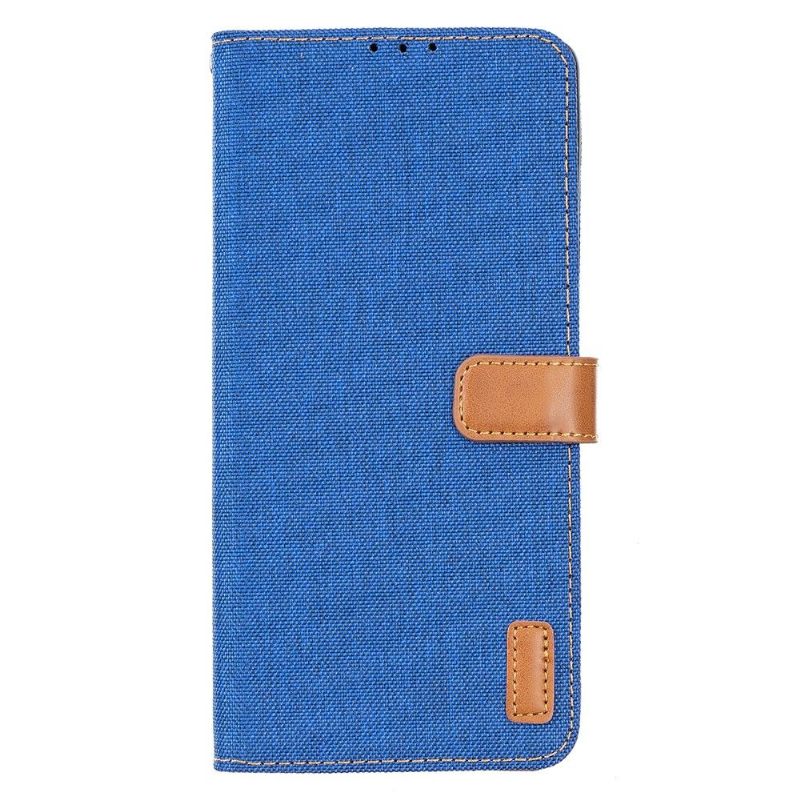 Folio-hoesje voor Google Pixel 6 Pro Anti-fall Canvaseffect Oxford