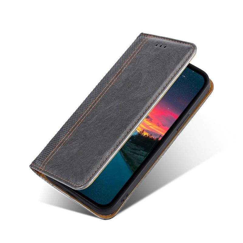 Folio-hoesje voor Google Pixel 6 Pro Folio-naden Omklappen