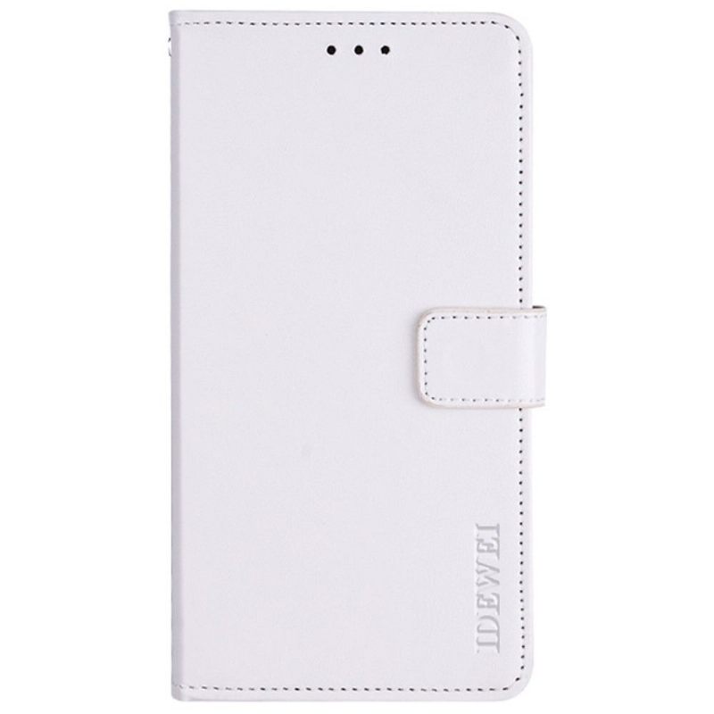 Folio-hoesje voor Google Pixel 6 Pro Idewei Folio-leereffect