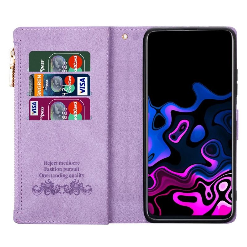 Folio-hoesje voor Google Pixel 6 Pro Portemonnee Célia Faux Leren Portemonnee