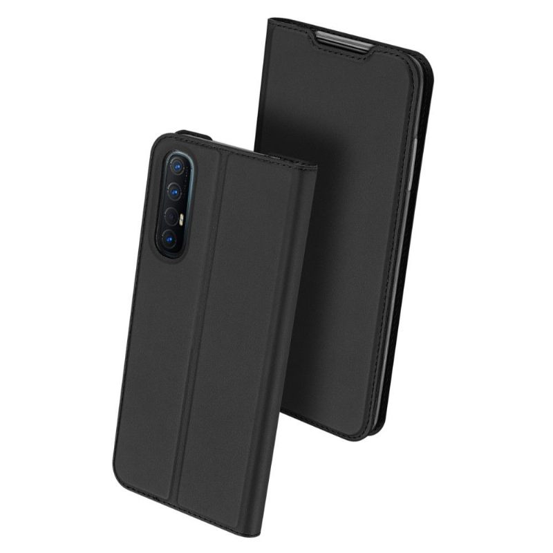 Folio-hoesje voor Oppo Find X2 Neo Satijnen Coating