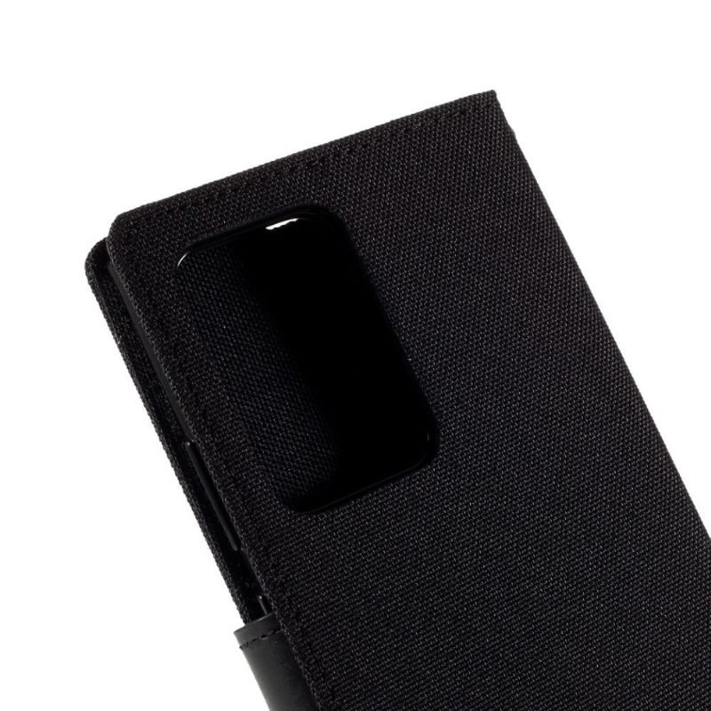 Case voor Samsung Galaxy Note 20 Ultra Bescherming Mercurius Canvas