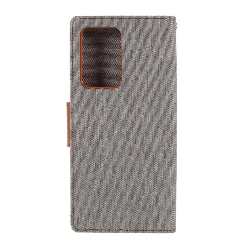 Case voor Samsung Galaxy Note 20 Ultra Bescherming Mercurius Canvas