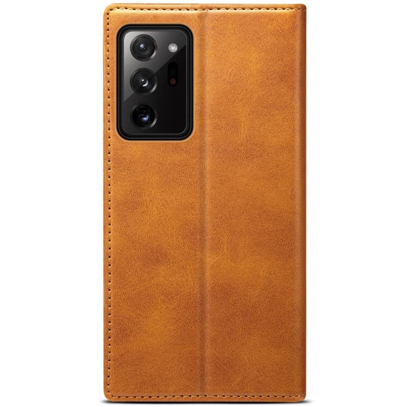 Folio-hoesje voor Samsung Galaxy Note 20 Ultra Anti-fall Folio Flip Style Leer