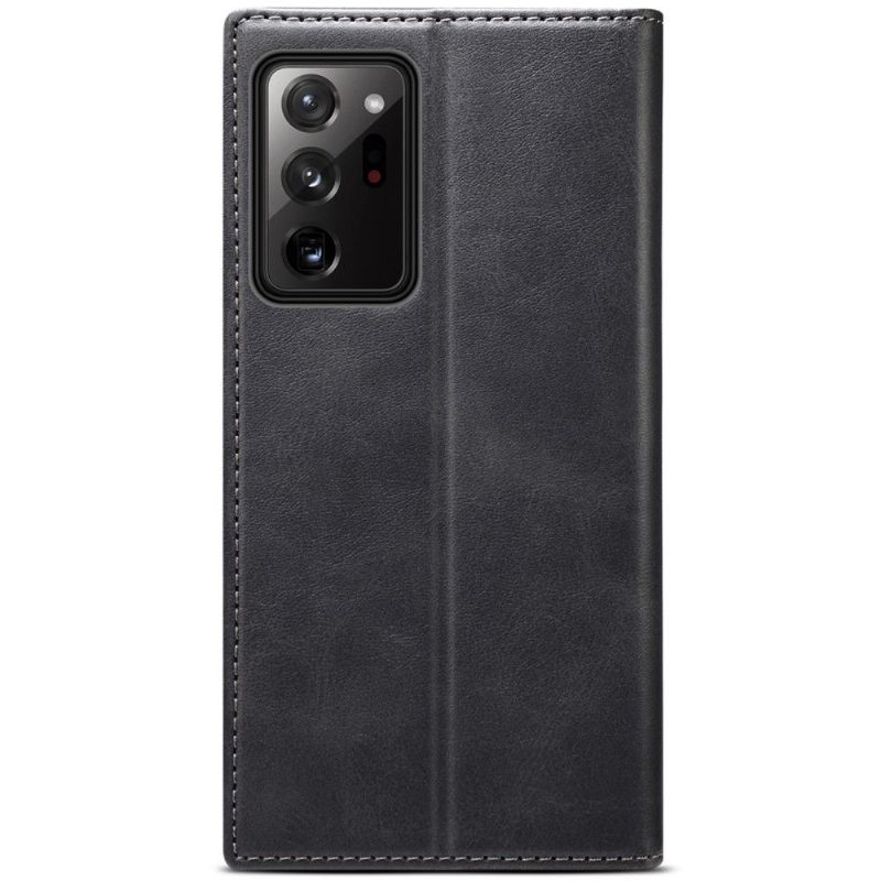 Folio-hoesje voor Samsung Galaxy Note 20 Ultra Anti-fall Folio Flip Style Leer