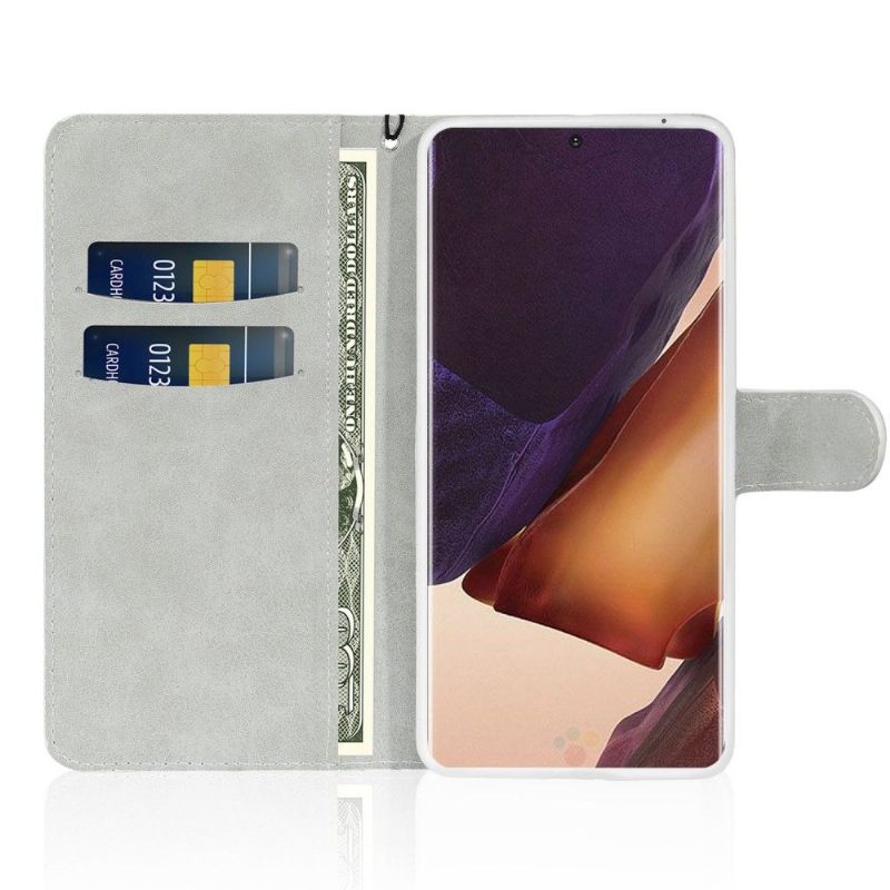 Folio-hoesje voor Samsung Galaxy Note 20 Ultra Anti-fall Glitterkaarthouder