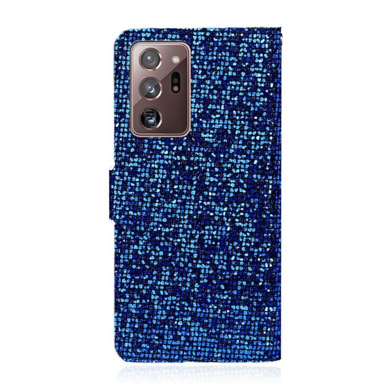 Folio-hoesje voor Samsung Galaxy Note 20 Ultra Anti-fall Glitterkaarthouder