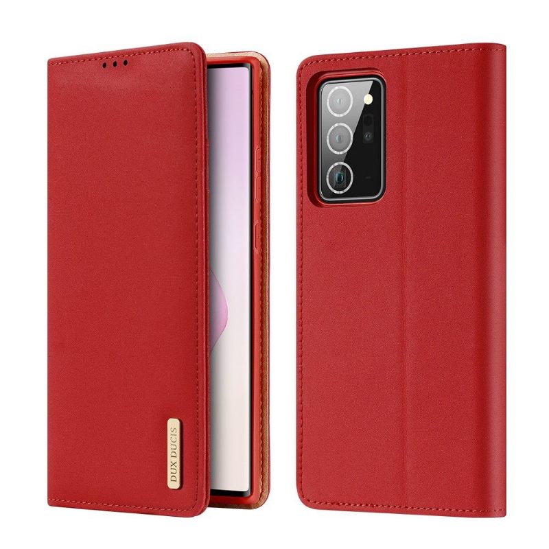 Folio-hoesje voor Samsung Galaxy Note 20 Ultra Anti-fall Wens Dux Ducis Premium