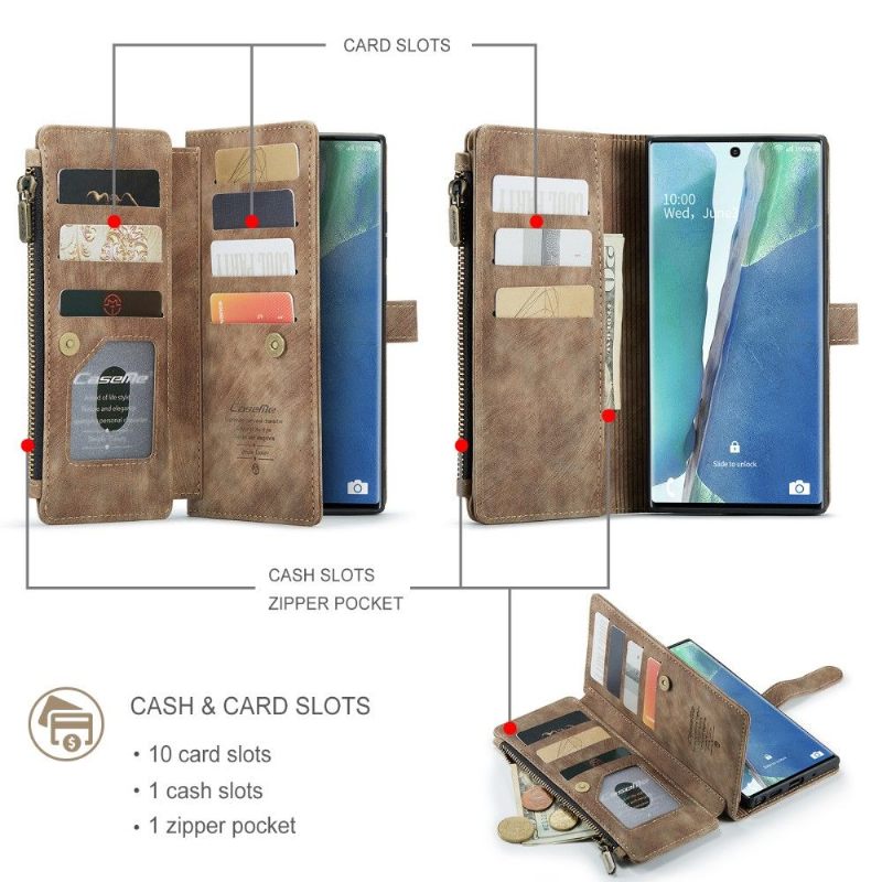 Folio-hoesje voor Samsung Galaxy Note 20 Ultra C30-serie Kaarthouder