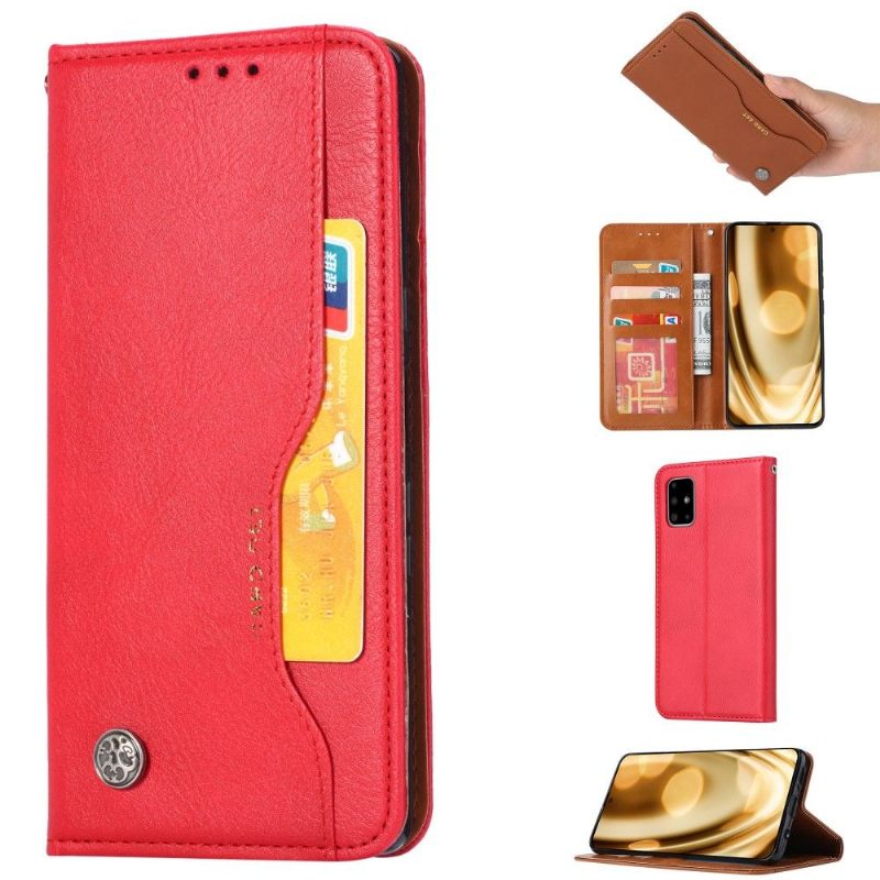 Folio-hoesje voor Samsung Galaxy Note 20 Ultra Leren Effect Stand Case