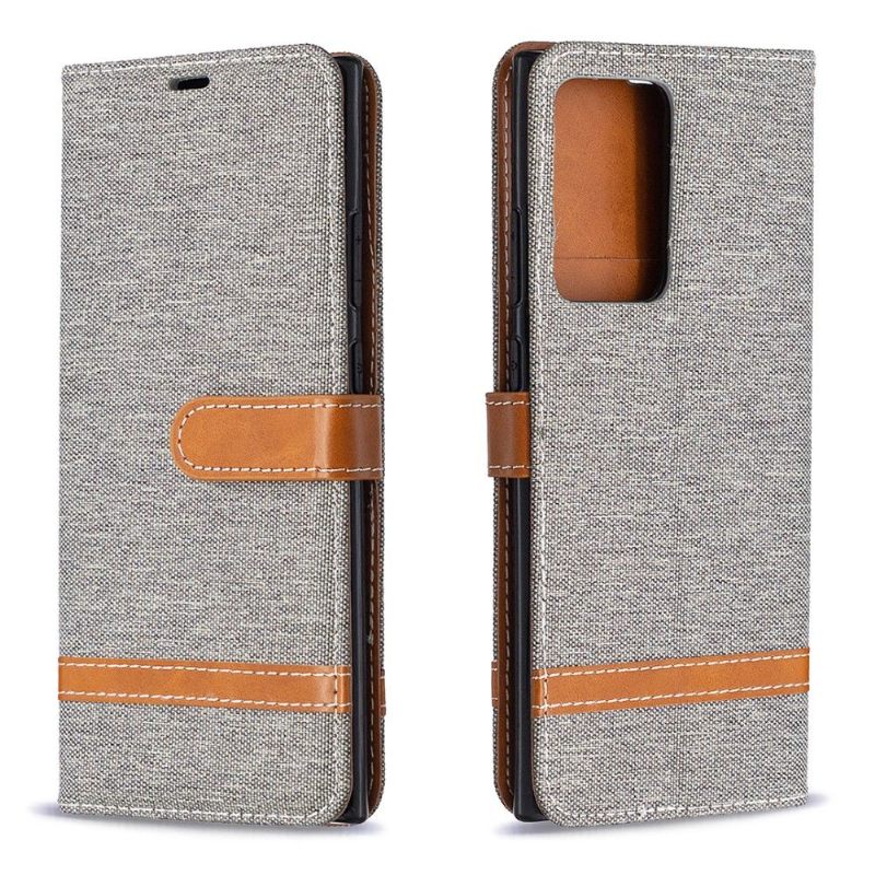 Folio-hoesje voor Samsung Galaxy Note 20 Ultra Stoffen Bekleding