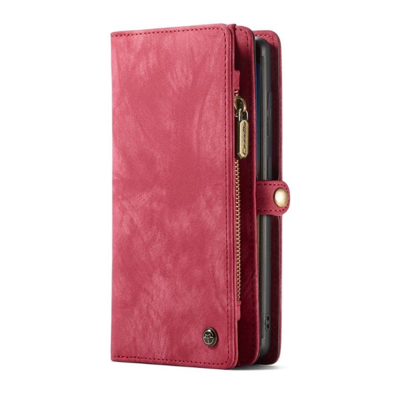 Hoesje Flip Case voor Samsung Galaxy Note 20 Ultra 2 in 1 Rood Groen