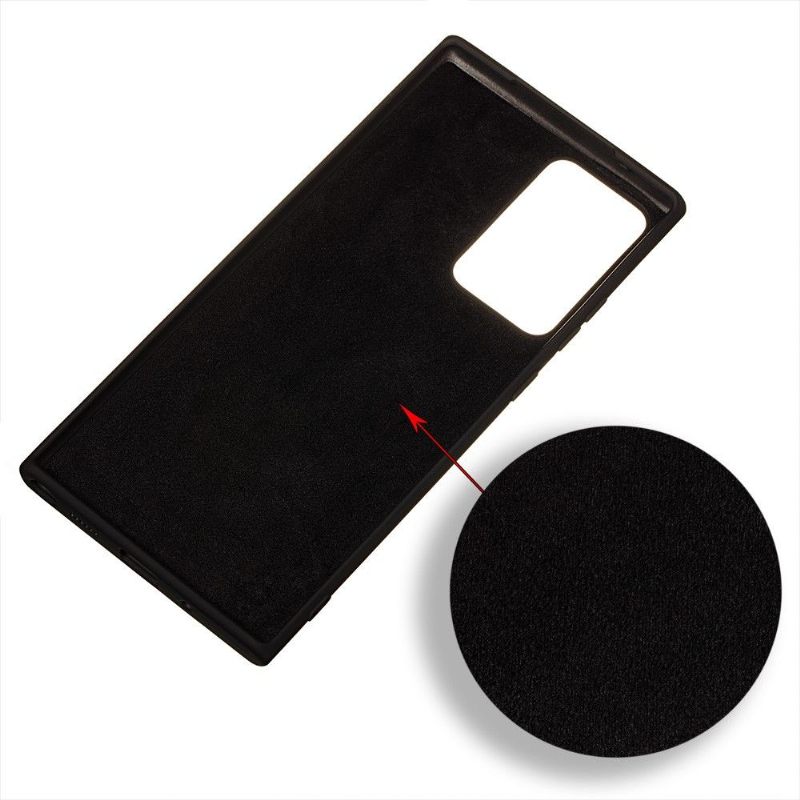 Hoesje voor Samsung Galaxy Note 20 Ultra Met Ketting Silicium