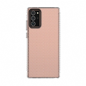 Hoesje voor Samsung Galaxy Note 20 Ultra Siliconen Honingraat