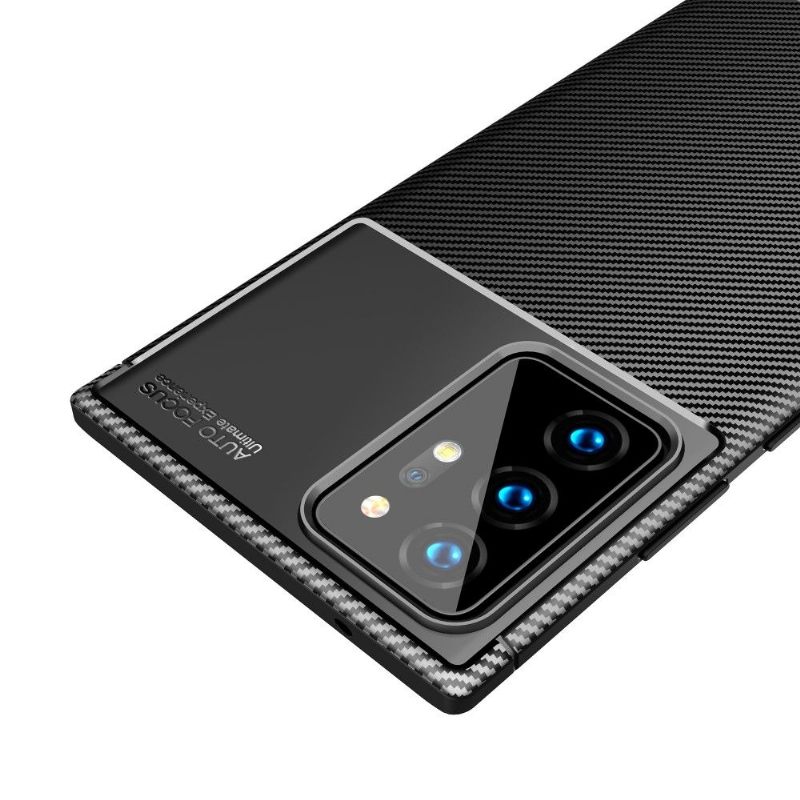 Telefoonhoesje voor Samsung Galaxy Note 20 Ultra Bescherming Koolstofvezeleffect
