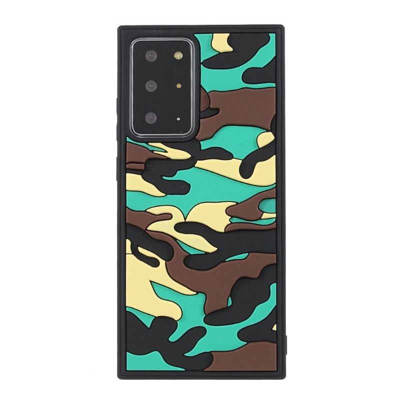 Telefoonhoesje voor Samsung Galaxy Note 20 Ultra Bescherming Robuuste Militaire Camouflage