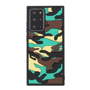 Telefoonhoesje voor Samsung Galaxy Note 20 Ultra Bescherming Robuuste Militaire Camouflage