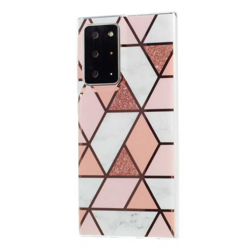 Telefoonhoesje voor Samsung Galaxy Note 20 Ultra Geometrisch - Roze