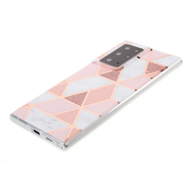 Telefoonhoesje voor Samsung Galaxy Note 20 Ultra Geometrisch - Roze