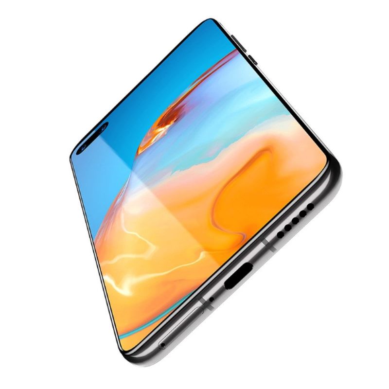 Huawei P40 - Gehard Glas Op Ware Grootte 2-Pack