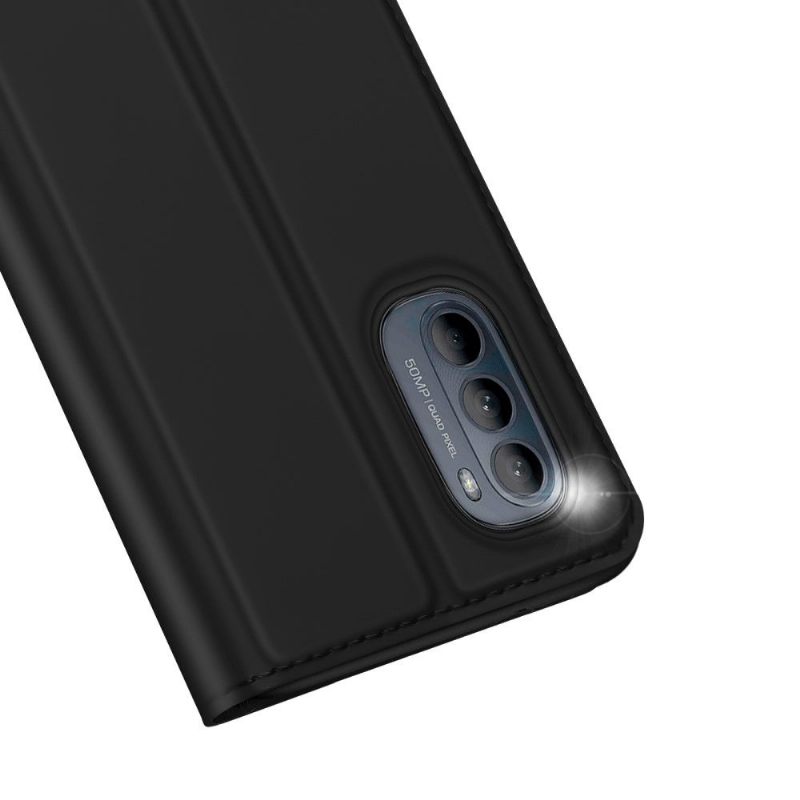 Case voor Motorola Moto G31 / Moto G41 Zakelijk Satijneffect