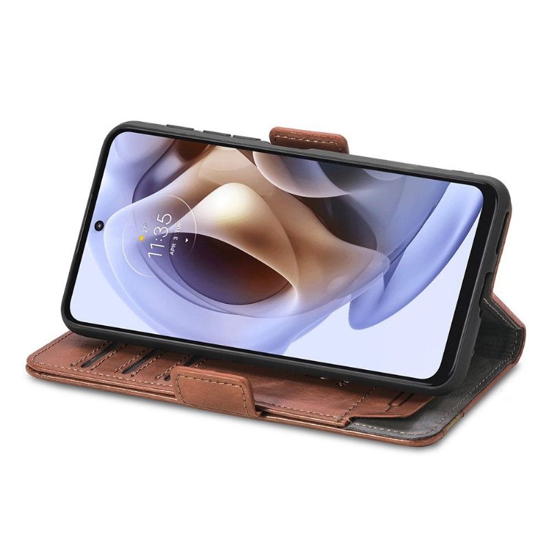 Flip Case voor Motorola Moto G31 / Moto G41 Folio-hoesje Zakelijk Omdraaien