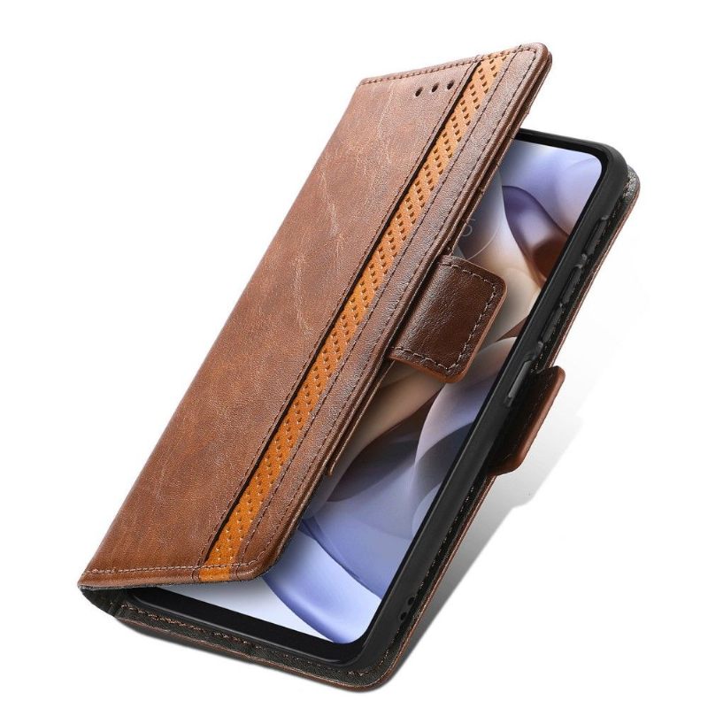 Flip Case voor Motorola Moto G31 / Moto G41 Folio-hoesje Zakelijk Omdraaien