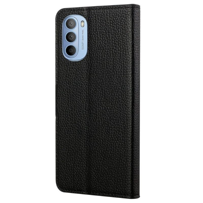 Folio-hoesje voor Motorola Moto G31 / Moto G41 Generfd Leereffect