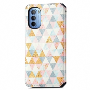 Folio-hoesje voor Motorola Moto G31 / Moto G41 Scandinavische Stijl