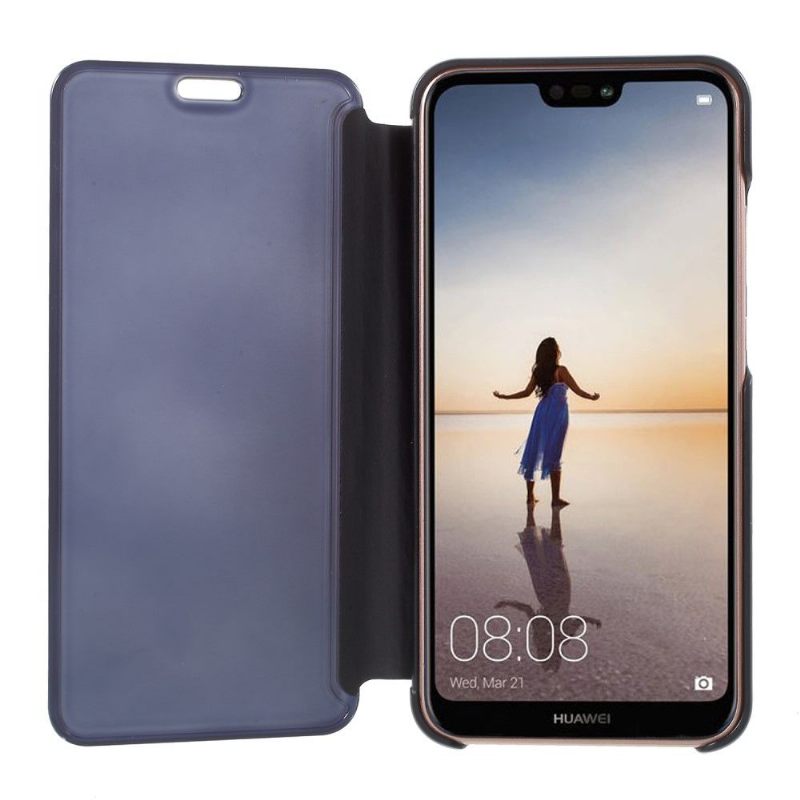 Telefoonhoesje voor Huawei P20 Lite Bescherming Folio-hoesje Spiegeleffect