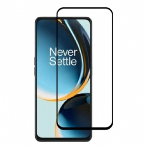 Oneplus Nord Ce 3 Lite 5G Screenprotector Van Gehard Glas Met Zwarte Randen