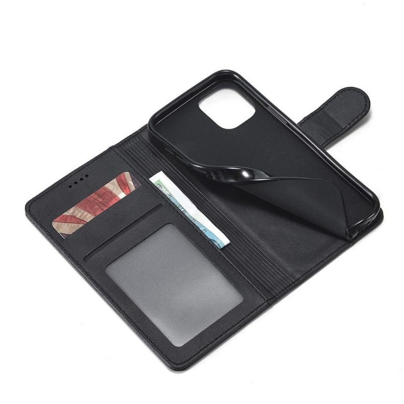 Case voor iPhone 12 Pro Max Folio-hoesje Ledereffect Lc.imeeke