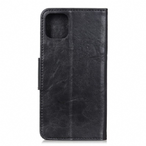 Cover voor iPhone 12 Pro Max Anti-fall Edouard Kunstleer