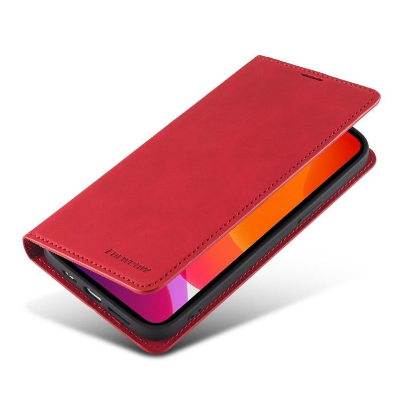 Flip Case voor iPhone 12 Pro Max Forwenw Kunstleer