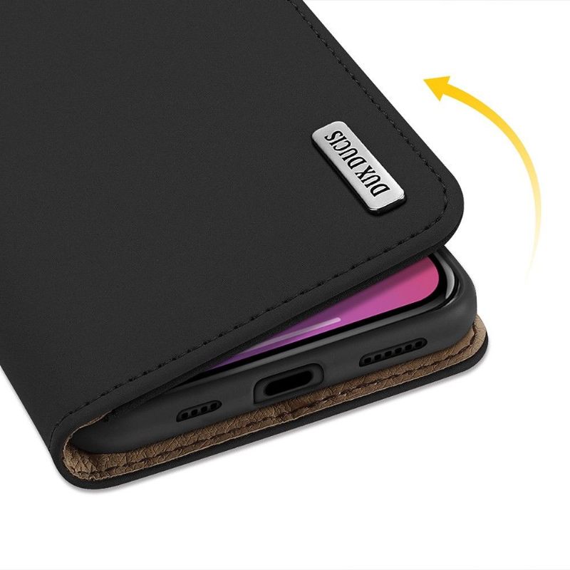 Flip Case voor iPhone 12 Pro Max Wish Series Leer