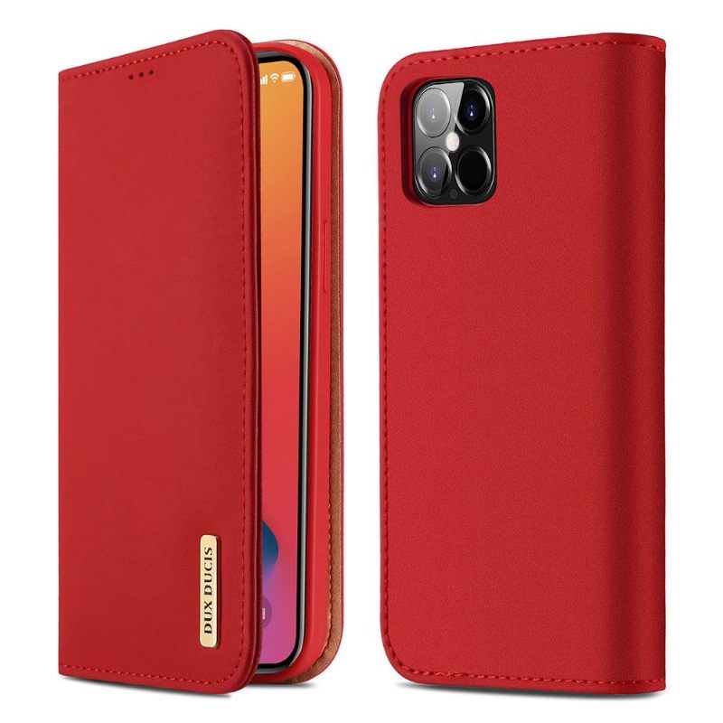 Flip Case voor iPhone 12 Pro Max Wish Series Leer