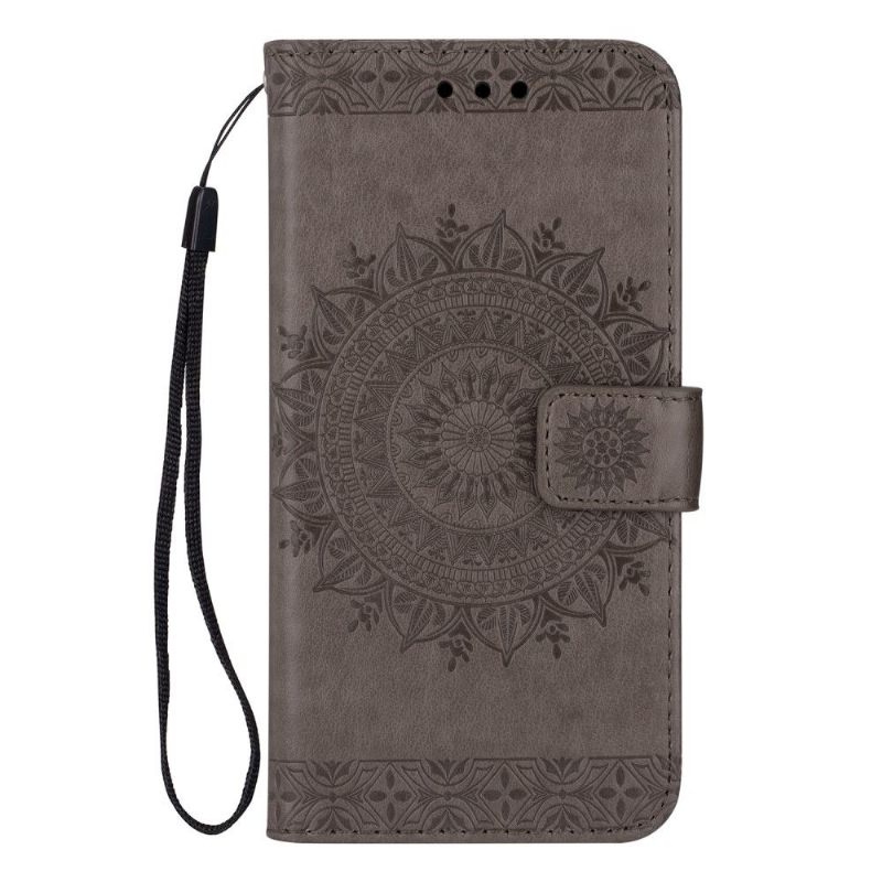 Folio-hoesje voor iPhone 12 Pro Max Met Ketting Mandala