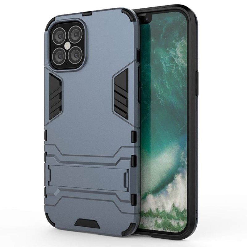 Hoesje voor iPhone 12 Pro Max Anti-fall Cool Guard Schokbestendig Met Geïntegreerde Standaard