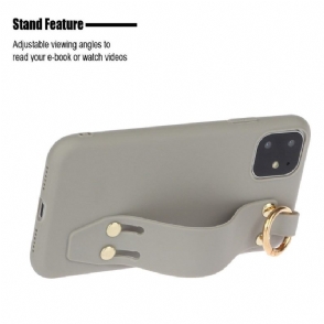 Hoesje voor iPhone 12 Pro Max Anti-fall Siliconen Band