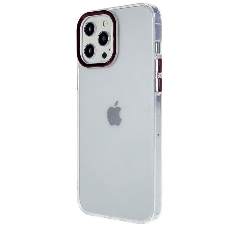 Hoesje voor iPhone 12 Pro Max Bescherming Hoesje Siliconen Rand